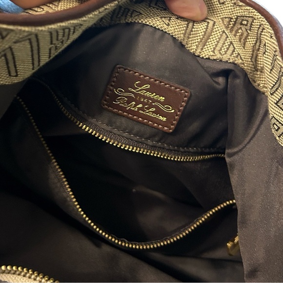 Lauren Ralph Lauren Signature 4 poster hobo shoulder bag - Picture 10 of 15